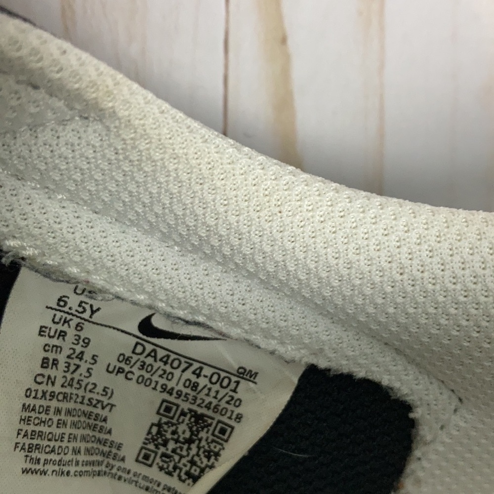 Nike Blazer Low '77 Suede Black/White-White Youth 6.5 streetwear Gym sportswear - Picture 12 of 14